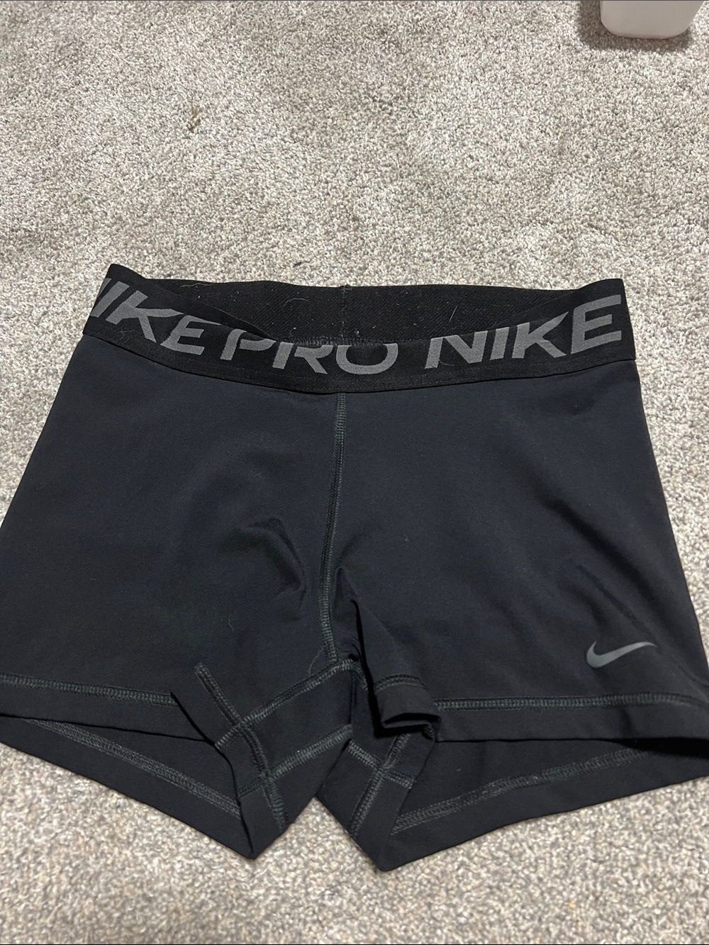 Nike Black Pro Short-Length Training Bike Shorts